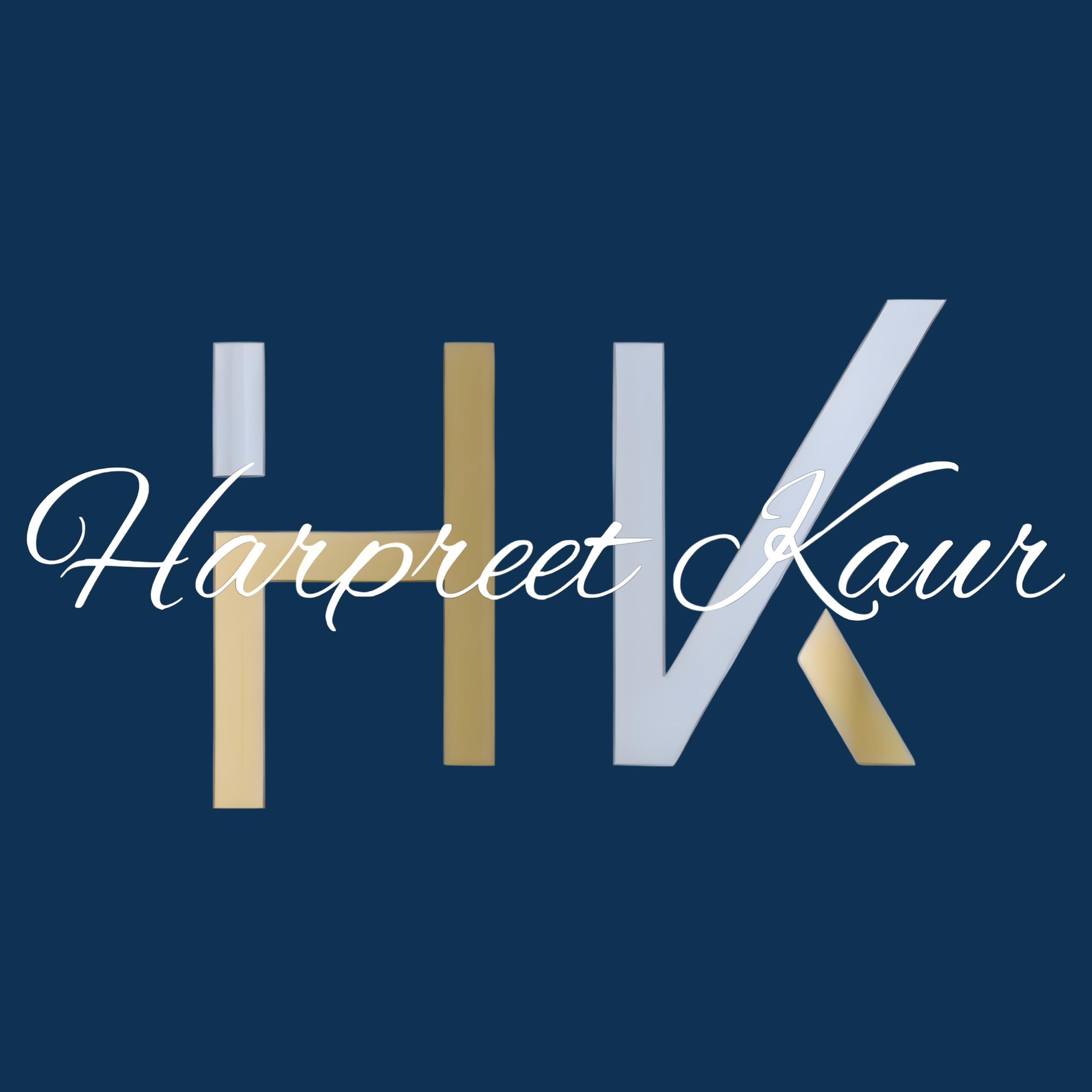 Harpreet Kaur - HK Logo